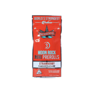 Presidential Strawberry indica moon rock infused pre-roll multipack 3-pack 0.5g